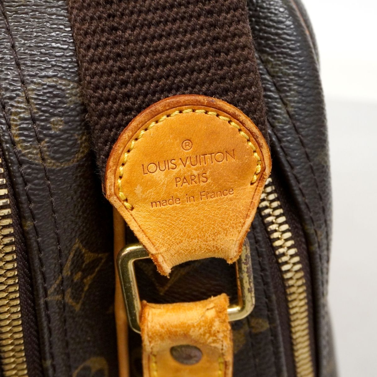 Louis Vuitton Shoulder Bag Monogram Reporter GM Brown — view 5