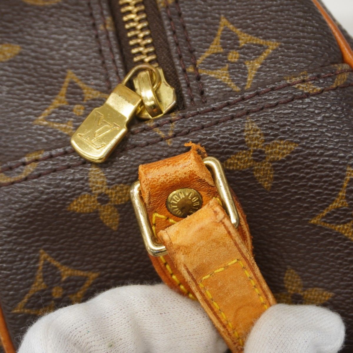 Louis Vuitton Shoulder Bag Monogram Blois Brown — view 8