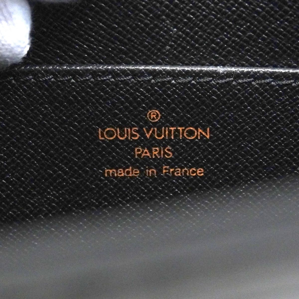 Louis Vuitton Clutch Epi Pochette Homme Noir — view 5