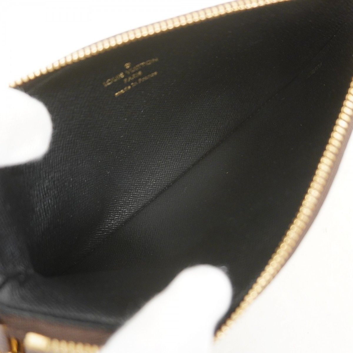 Louis Vuitton Pouch Monogram Giant Reverse Pochette Trio Brown — view 4