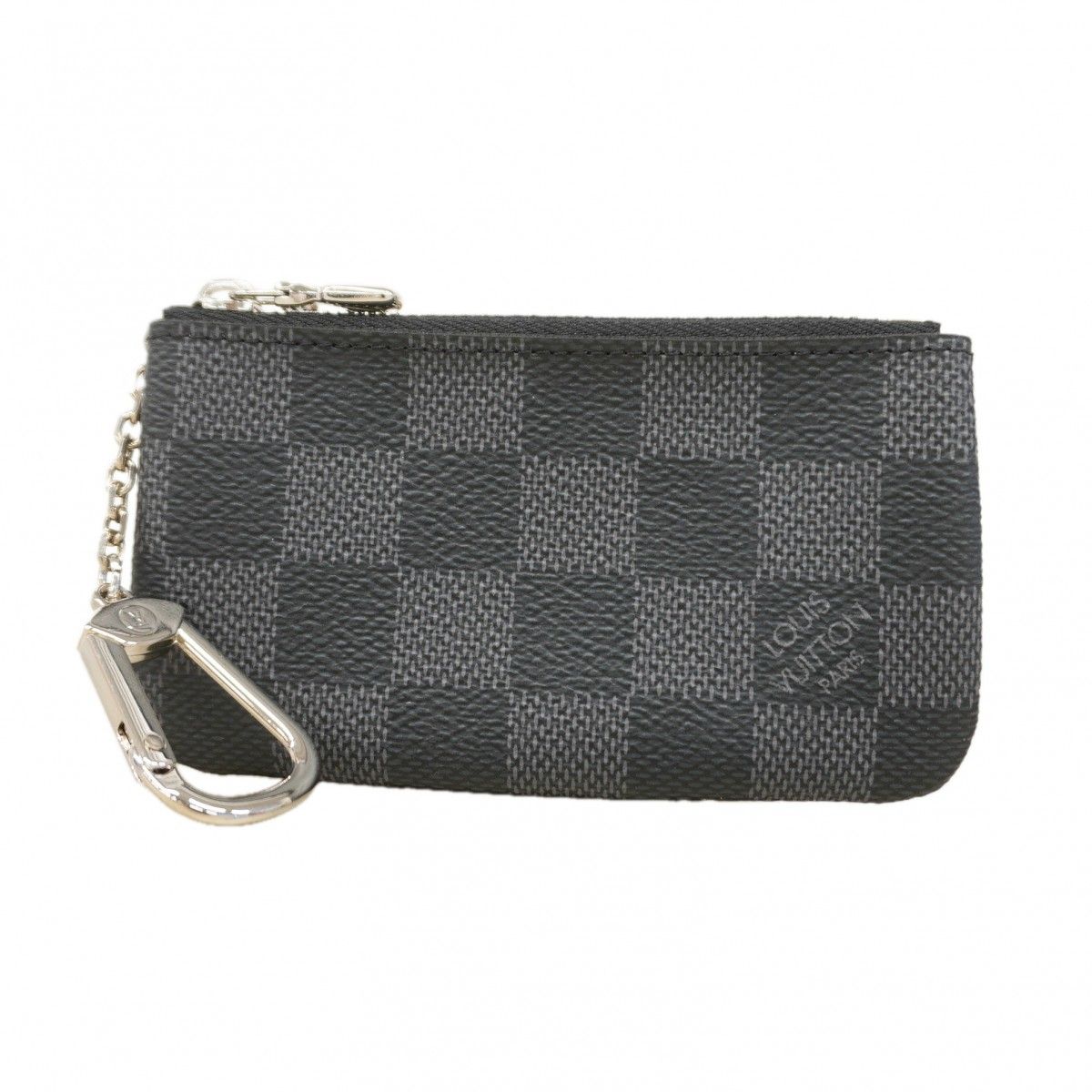 Louis Vuitton Coin Case Damier Graphite Pochette Cles Black