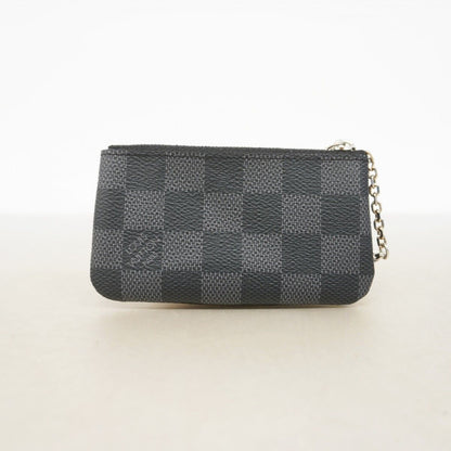 Louis Vuitton Coin Case Damier Graphite Pochette Cles Black — view 6