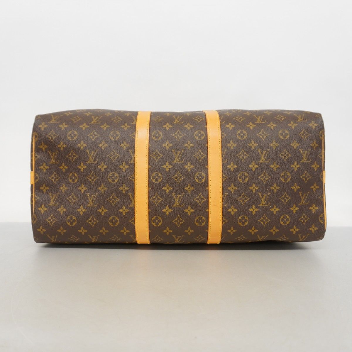 Louis Vuitton Boston Bag Monogram Keepall Bandouliere 55 Brown — view 3