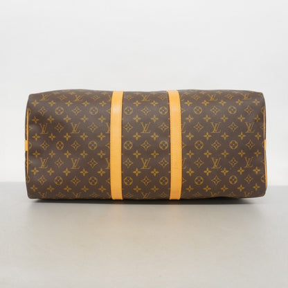 Louis Vuitton Boston Bag Monogram Keepall Bandouliere 55 Brown — view 3