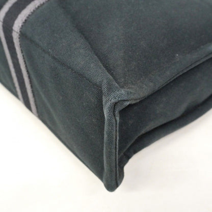 Hermes Tote Fourre Tout MM Canvas Black Silver — view 7