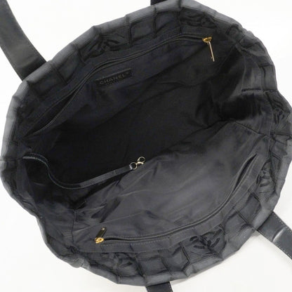 Chanel Tote Nu Travel Nylon Black Silver — view 4