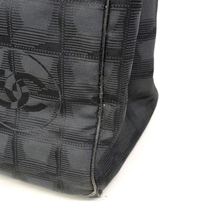 Chanel Tote Nu Travel Nylon Black Silver — view 9