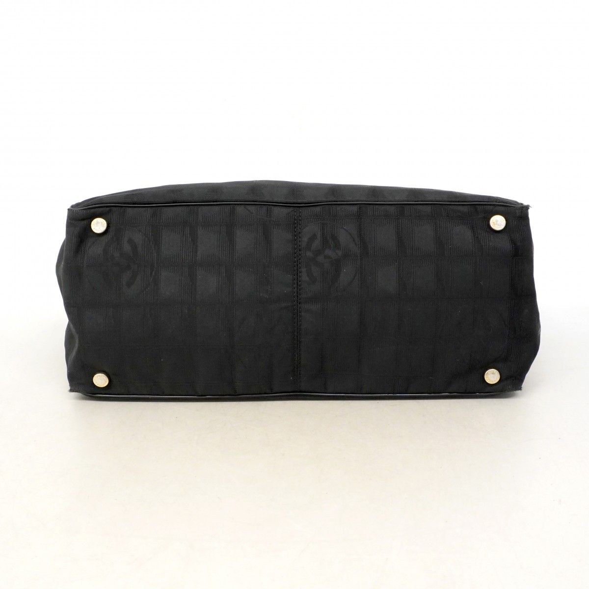 Chanel Tote Nu Travel Nylon Black Silver — view 3