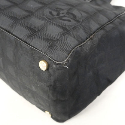 Chanel Tote Nu Travel Nylon Black Silver — view 8