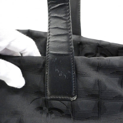 Chanel Tote Nu Travel Nylon Black Silver — view 7