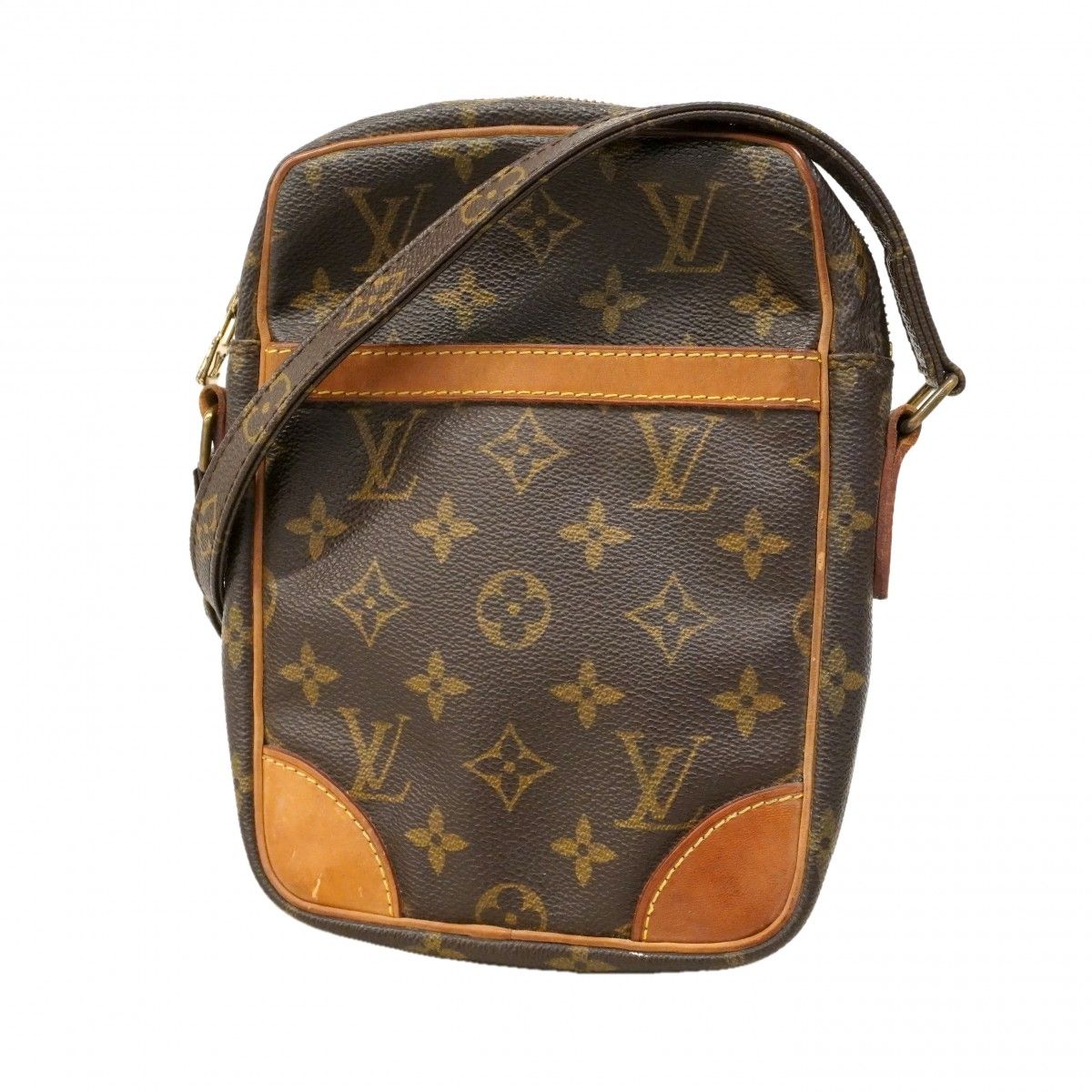 Louis Vuitton Shoulder Bag Monogram Danube Brown