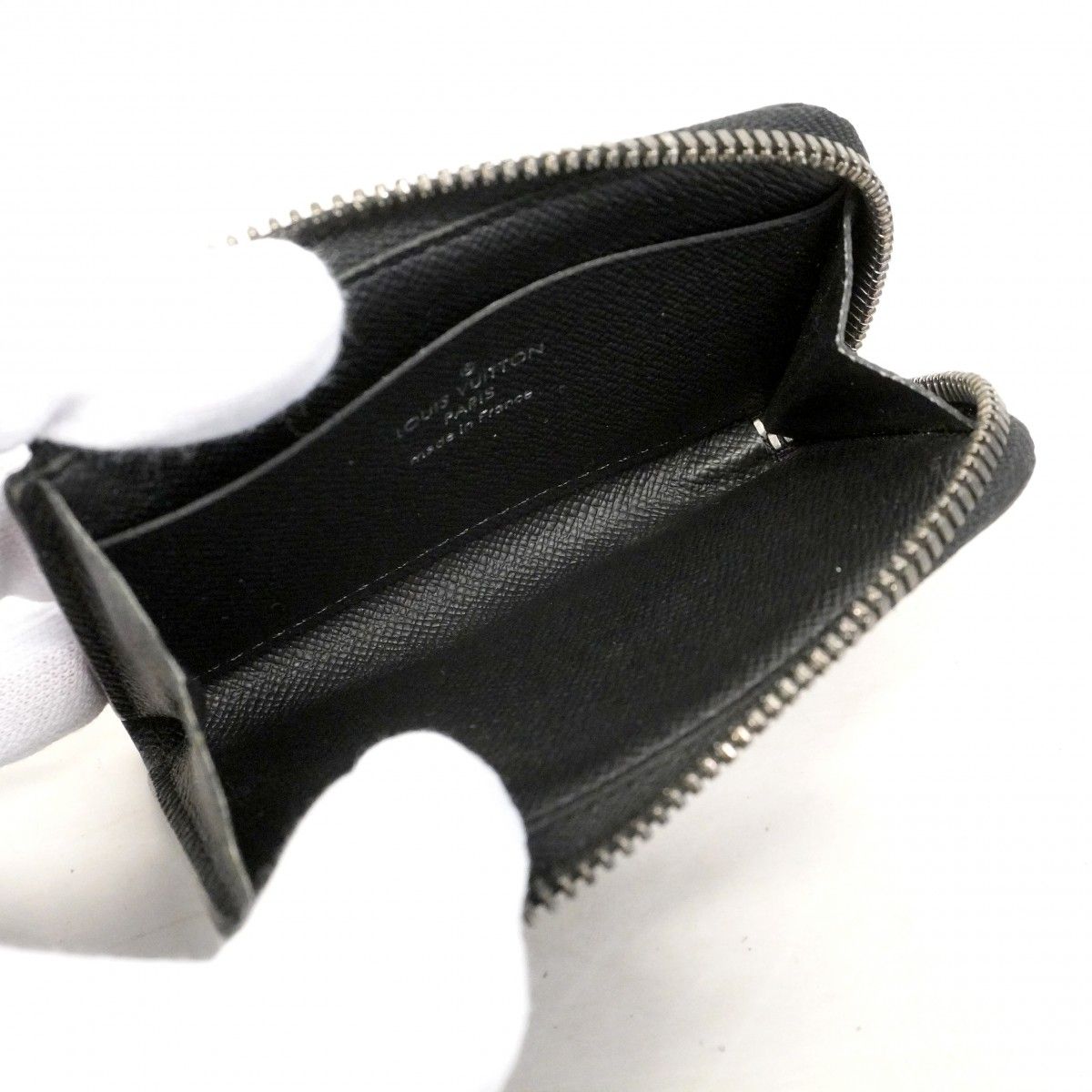 Louis Vuitton Coin Case Monogram Eclipse Porte Moneje le Black — view 4