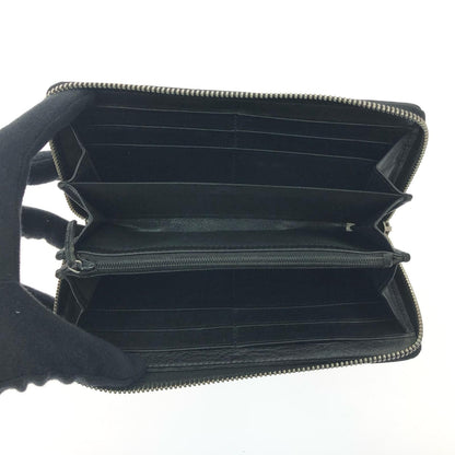 Gucci Wallet Zip Around Leather Mistral Micro Guccissima Black — view 5