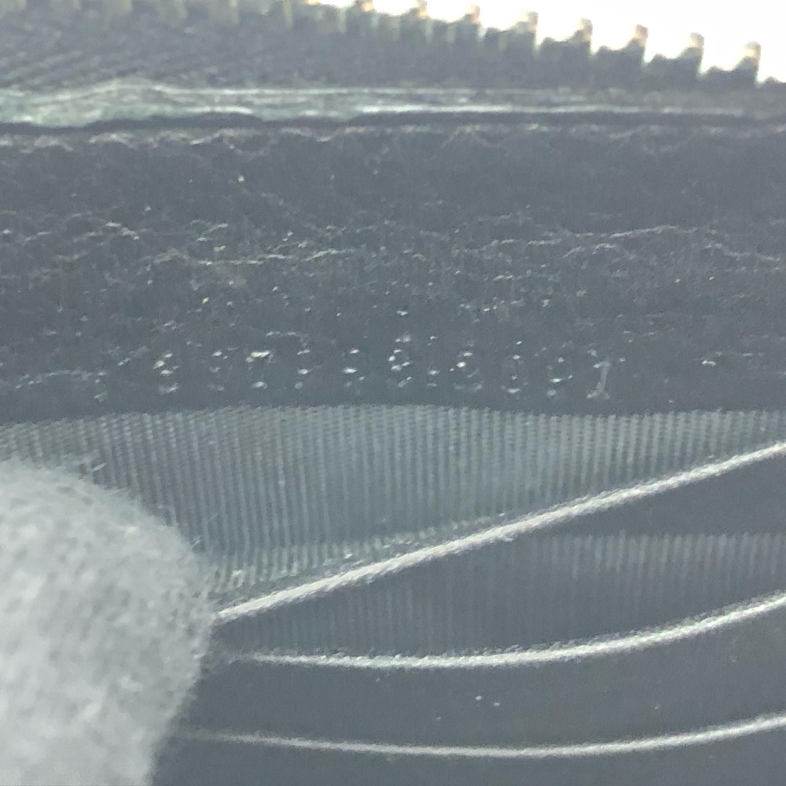 Gucci Wallet Zip Around Leather Mistral Micro Guccissima Black — view 8