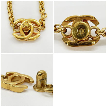 Chanel Pendant Spring Collection CC Logo Turnlock Gold Vintage — view 7