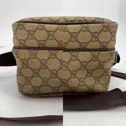 Gucci Shoulder Bag Crossbody GG Canvas Brown — view 5