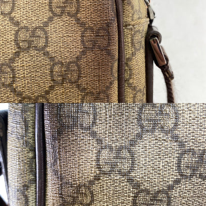 Gucci Shoulder Bag Crossbody GG Canvas Brown — view 8