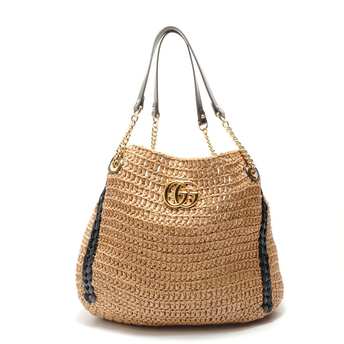 Gucci Tote GG Marmont Raffia