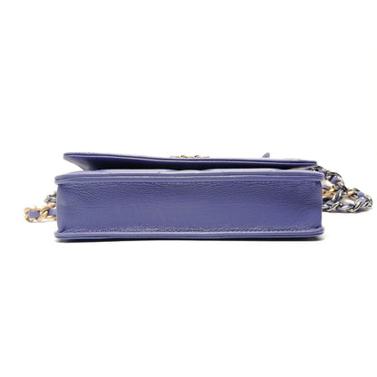 Chanel Shoulder Bag 19 Quilted 2-Way Chain Wallet — view 7