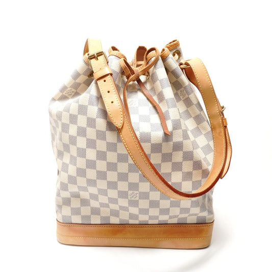 Louis Vuitton Shoulder Bag Noe Damier Azur