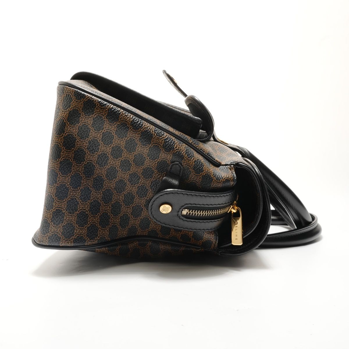 Celine Handbag Macadam Brown — view 4