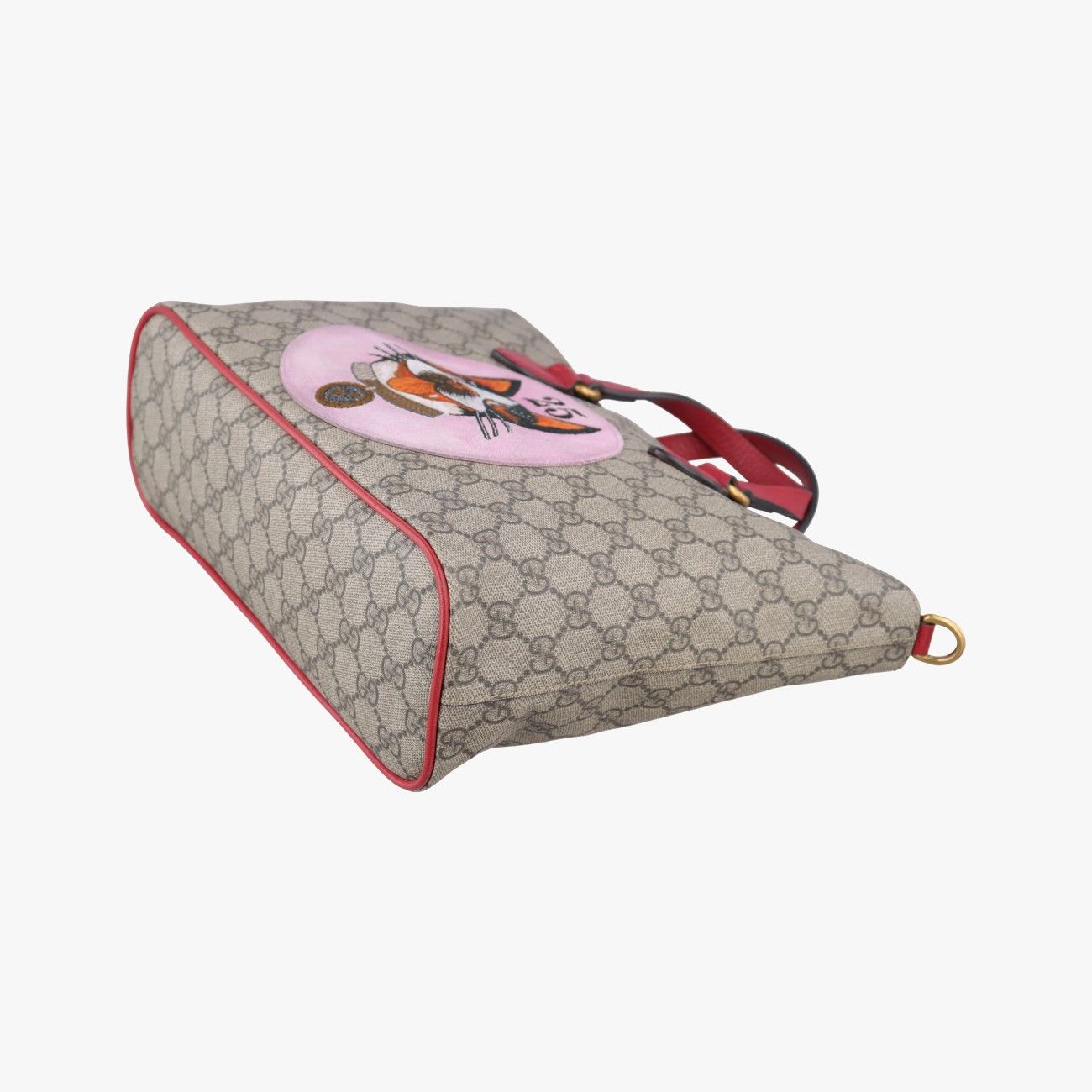 Gucci GG Supreme Bosco Patch Beige Multi Canvas Messenger — view 4