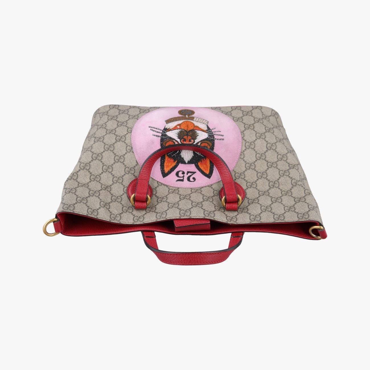 Gucci GG Supreme Bosco Patch Beige Multi Canvas Messenger — view 8