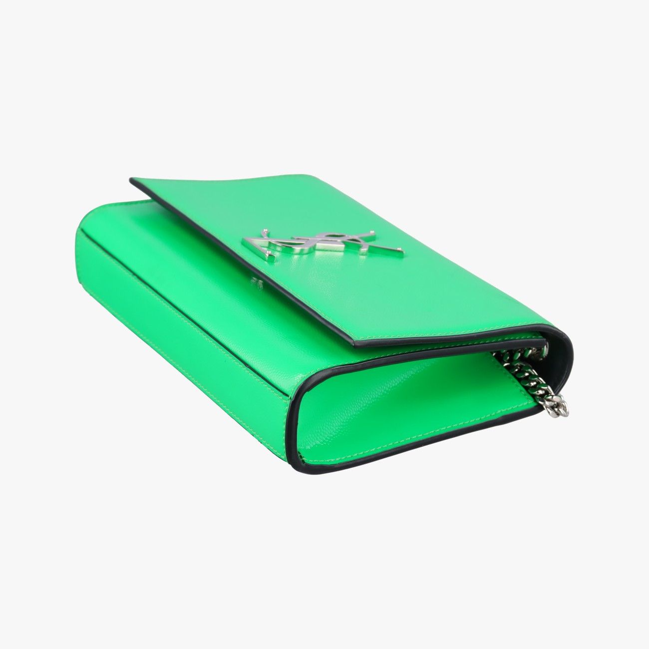 Saint Laurent Kate Green Patent Messenger — view 4