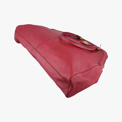 Gucci Liber Red Leather Handbag — view 6