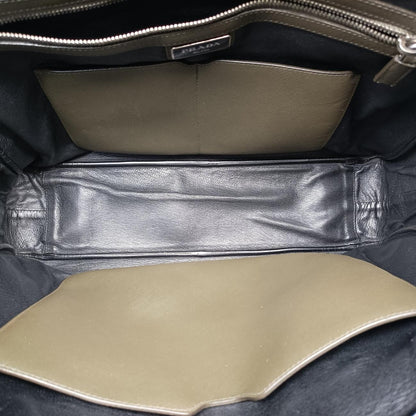 Prada Business Briefcase Green Saffiano Leather 31 — view 9