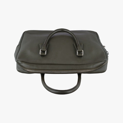 Prada Business Briefcase Green Saffiano Leather 31 — view 8