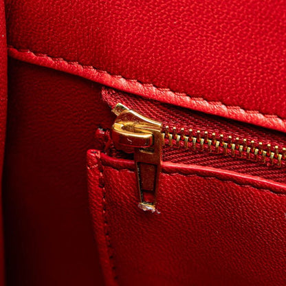 Balenciaga Our Glass 2-Way Shoulder Bag Red Leather — view 5