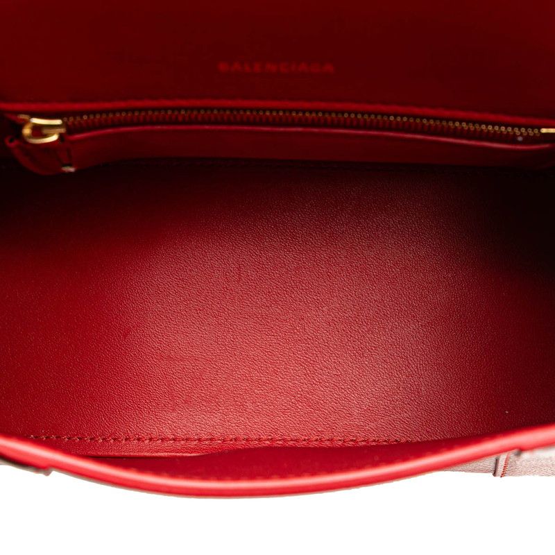 Balenciaga Our Glass 2-Way Shoulder Bag Red Leather — view 8