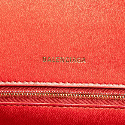 Balenciaga Our Glass 2-Way Shoulder Bag Red Leather — view 9
