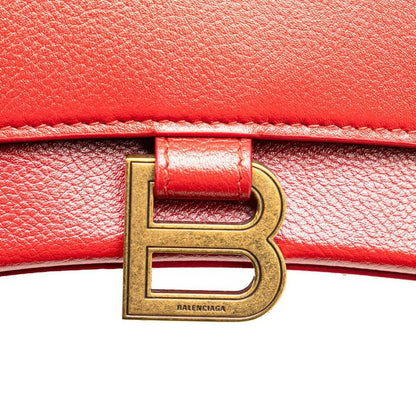 Balenciaga Our Glass 2-Way Shoulder Bag Red Leather — view 4