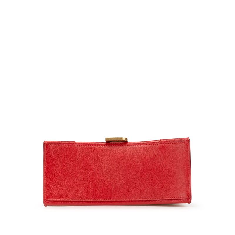 Balenciaga Our Glass 2-Way Shoulder Bag Red Leather — view 3