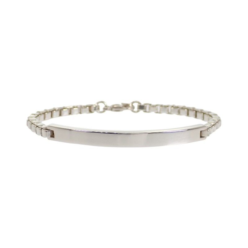 Tiffany & Co Venetian Link ID Bracelet Sterling 925 Silver — view 2