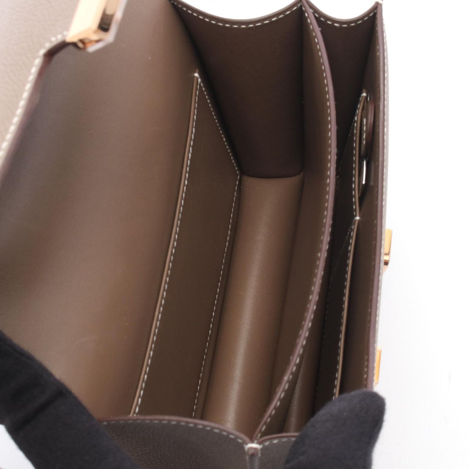 Hermes Shoulder Bag Constance 3 Mini Etoupe — view 3