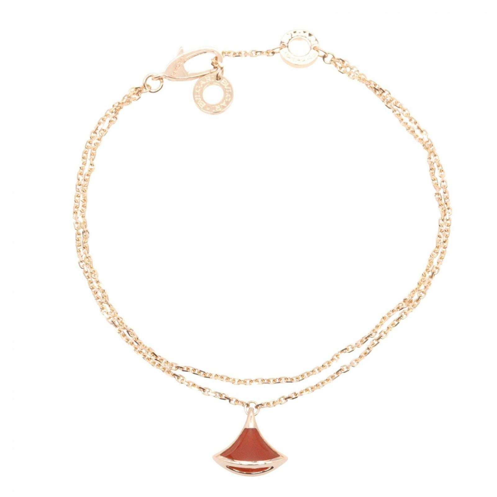 Bvlgari Bracelet Divas' Dream SM Carnelian 14.5 17 cm 18k Pink Gold