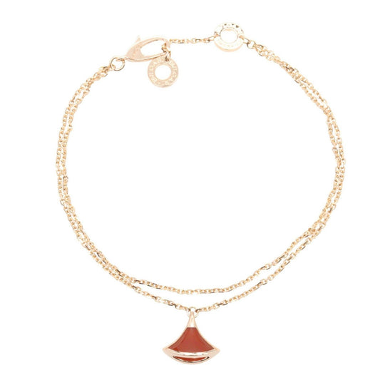 Bvlgari Bracelet Divas' Dream SM Carnelian 14.5 17 cm 18k Pink Gold
