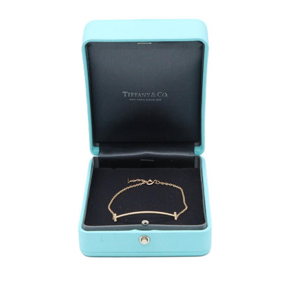 Tiffany & Co Bracelet T Smile Diamond 16.5 cm 18k Pink Gold — view 7