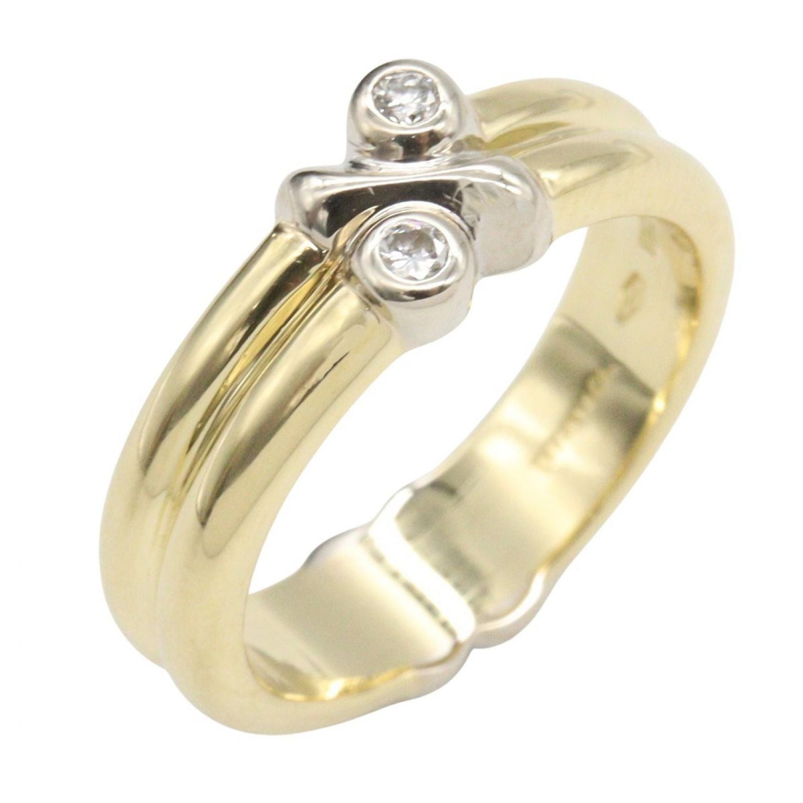 Tiffany & Co Ring Signature Diamond 18k White Gold