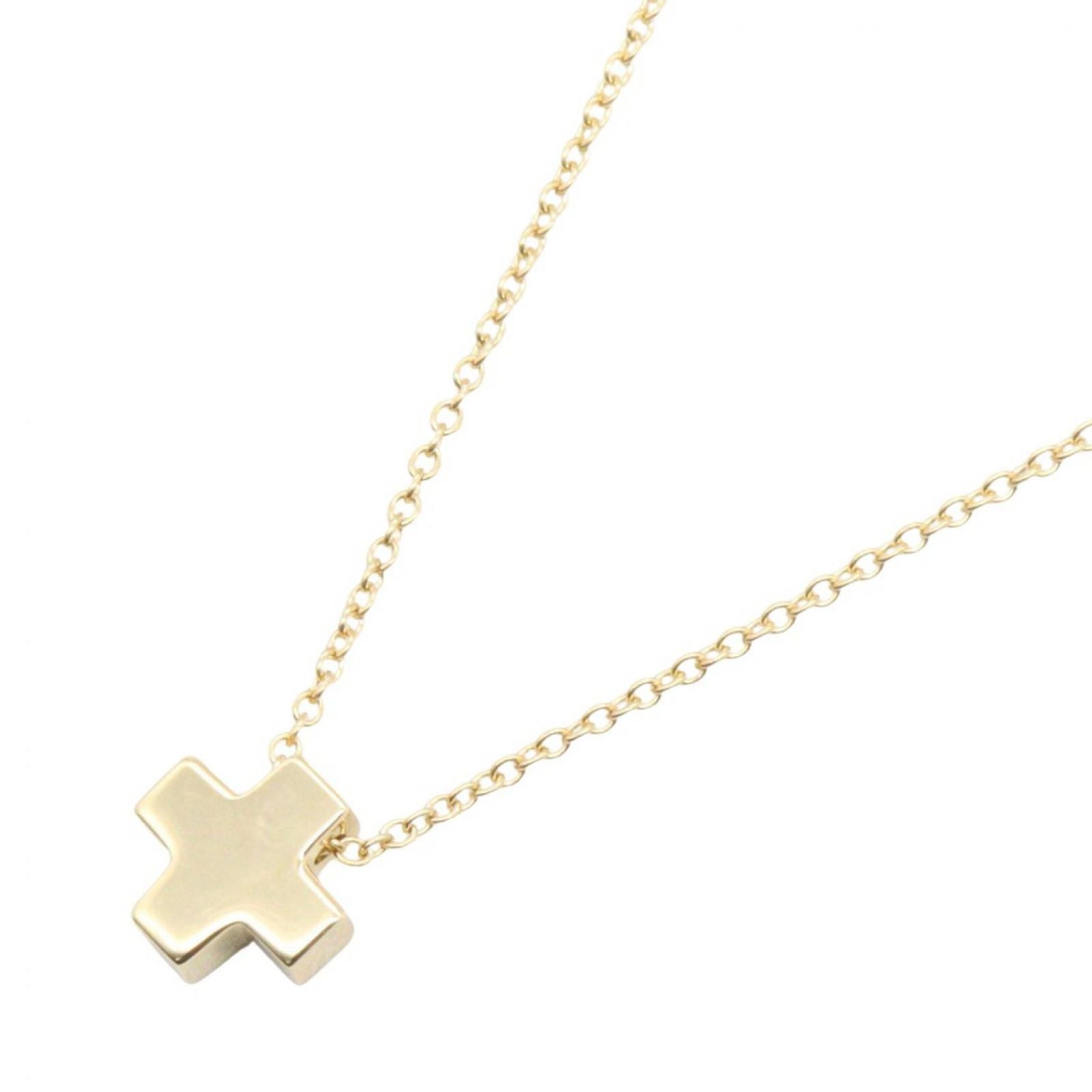 Tiffany & Co Necklace Roman Cross 40.5 cm 18k