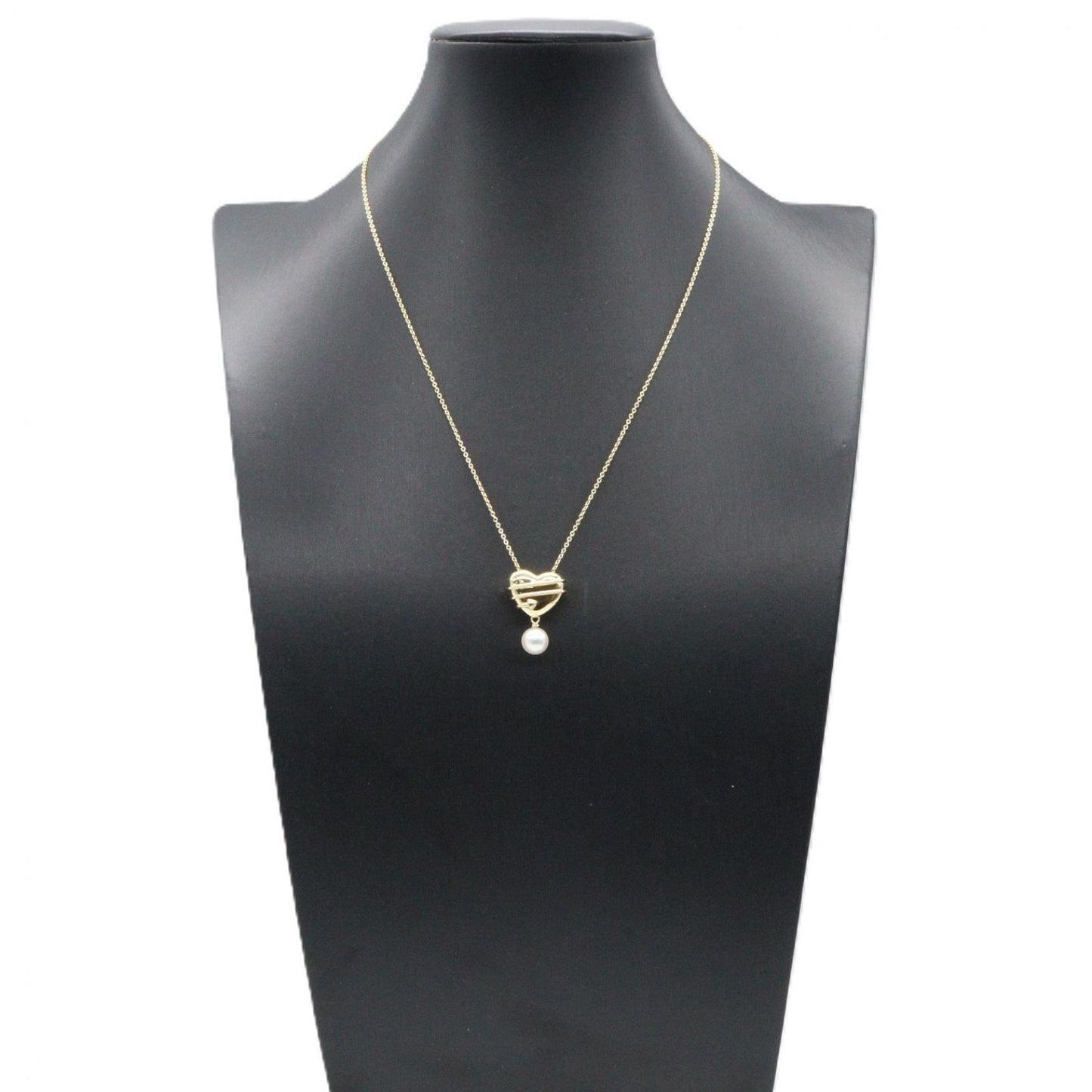 Tiffany & Co Necklace Heart Aro Pearl 41 cm 18k — view 7