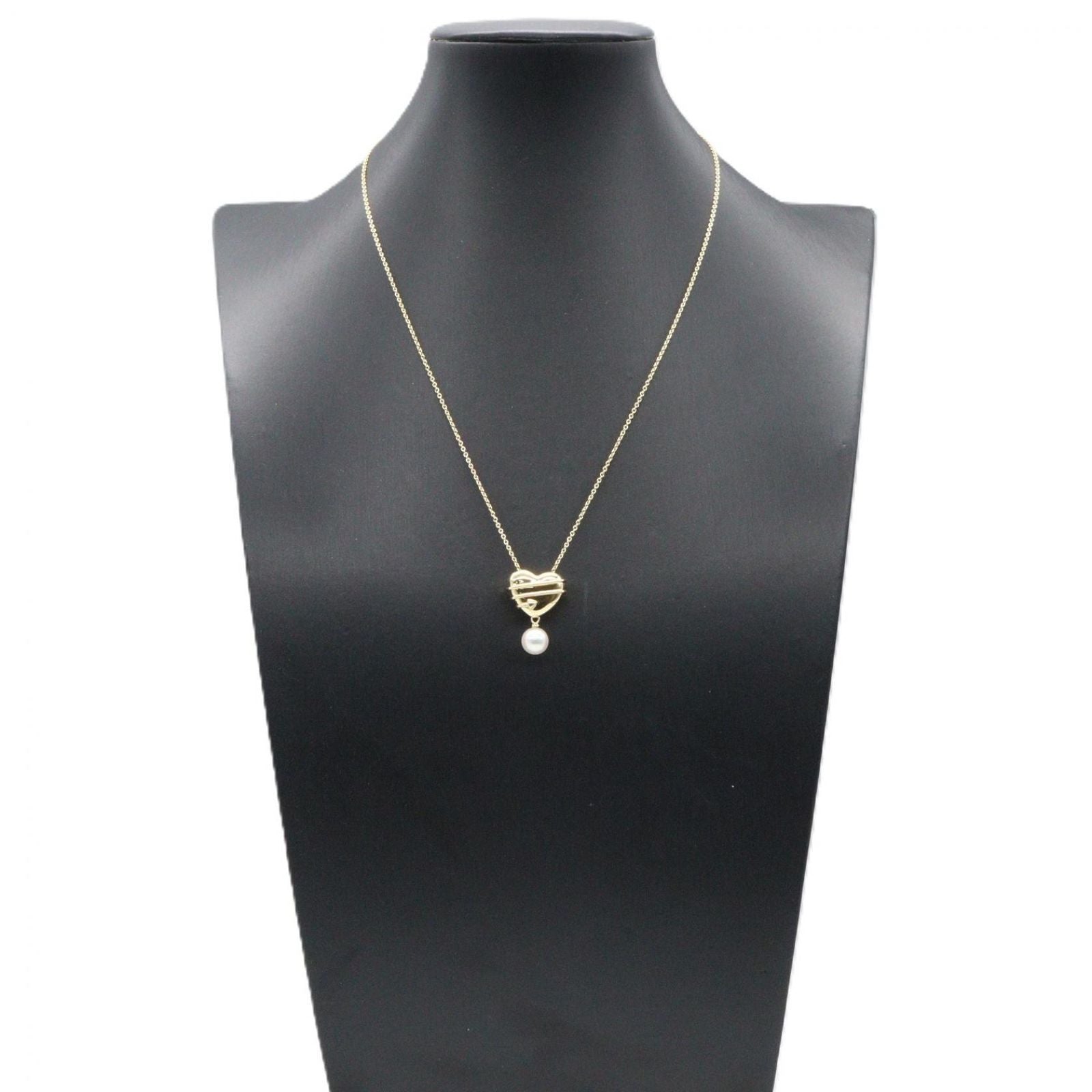 Tiffany & Co Necklace Heart Aro Pearl 41 cm 18k — view 7