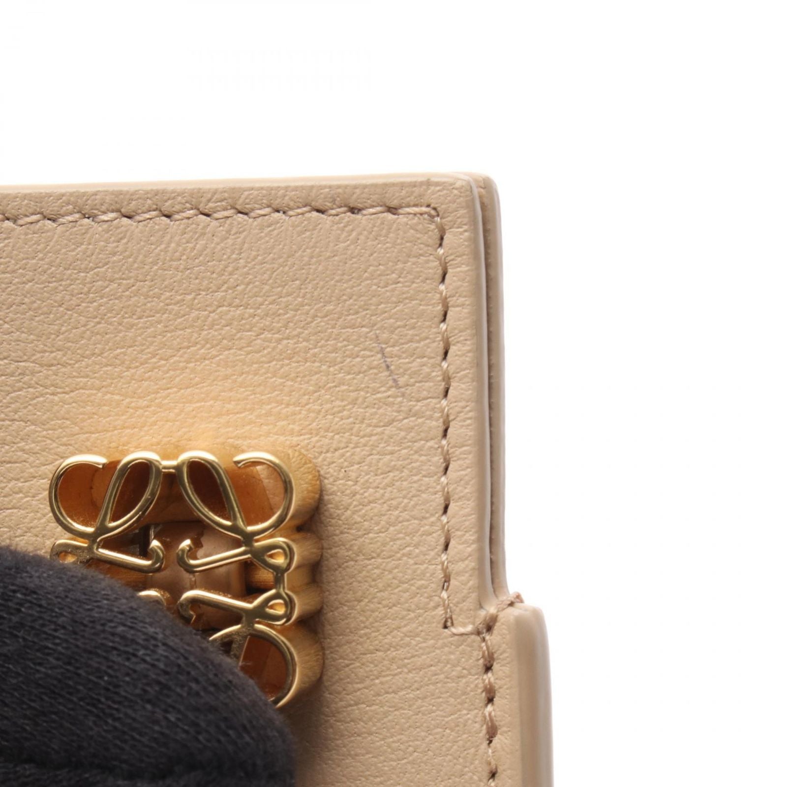 Loewe Shoulder Bag Dice Pocket Beige Leather — view 6