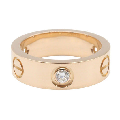Cartier Ring Love 18k Pink Gold Diamond — view 2