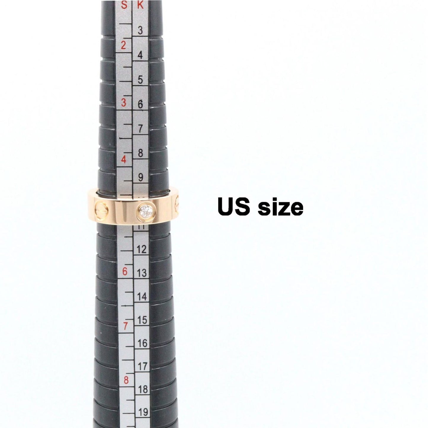 Cartier Ring Love 18k Pink Gold Diamond — view 6