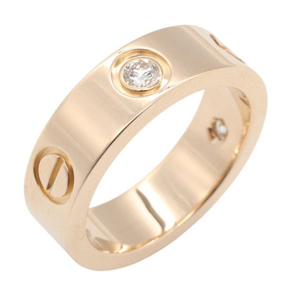 Cartier Ring Love 18k Pink Gold Diamond