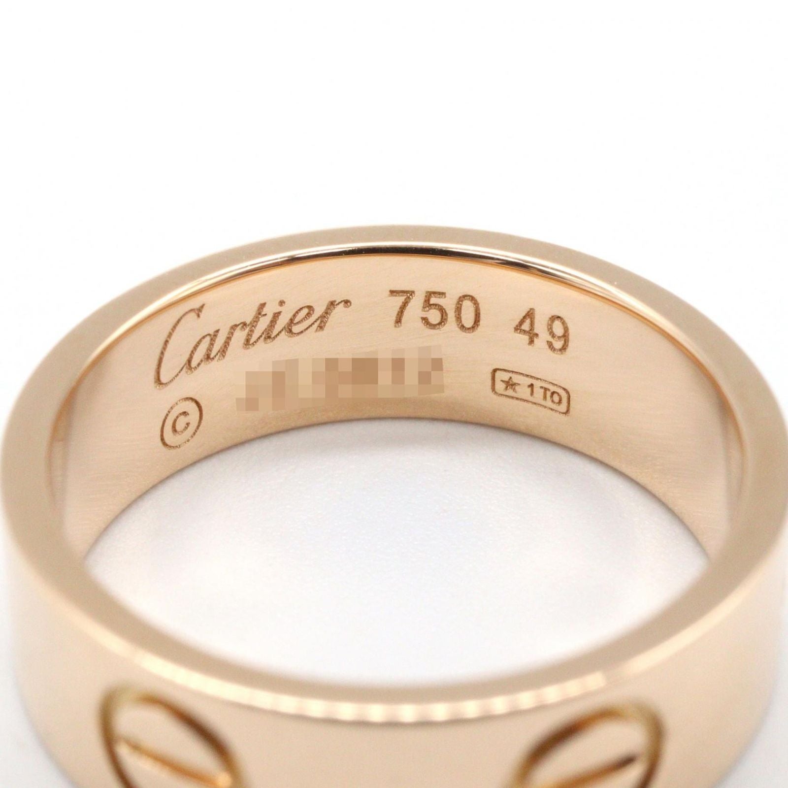 Cartier Ring Love 18k Pink Gold — view 3
